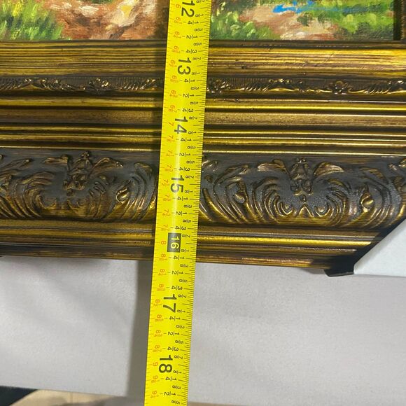 Oil Painting Signed Landscape Path w/COA Framed Art - Picture 4 of 12